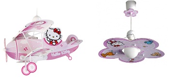 Lampe suspension Hello Kitty