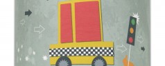 Lampe à poser ça roule – Art et Loupiote – Chambre enfant